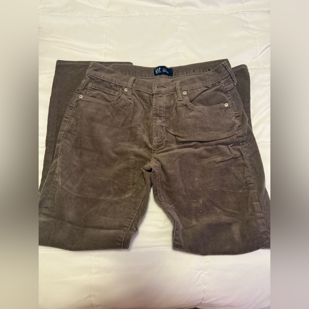 GAP Mid Rise Universal Baby Boot Corduroy Pants (SHORT)